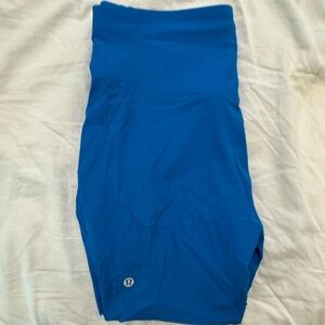 Lululemon Blue Grip 5 in Biker Shorts